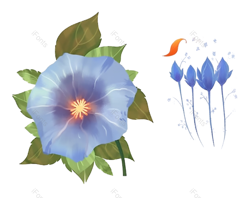 夏至图片,元素元素,清新PNG,插画免抠素材
